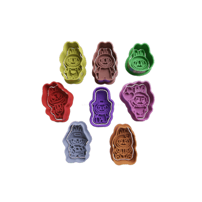 Set Labubu Cortantes Para Galletitas Cortantes Mini