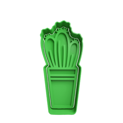 Cactus En Maceta Cortante Para Galletitas 1