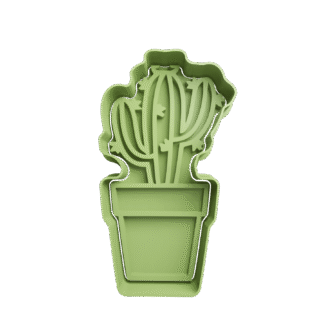 Cactus En Maceta Cortante Para Galletitas