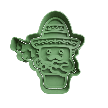 Cactus Con Bigote Cortante Para Galletitas