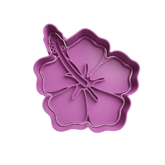 Flor Hawaiana Hibisco Cortante Para Galletitas 2