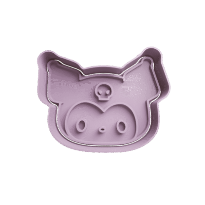 Kuromi Cabeza Cortante Para Galletitas