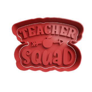 Teacher Squad Dia Del Maestro Cortante Para Galletitas