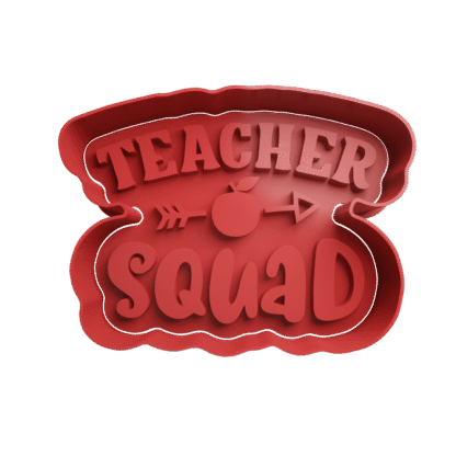 Teacher Squad Dia Del Maestro Cortante Para Galletitas