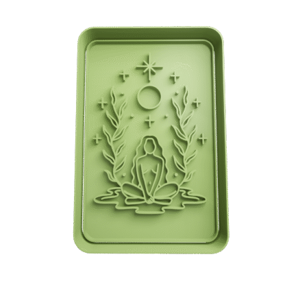 Chica Espiritual Carta Holistico Cortante Para Galletitas