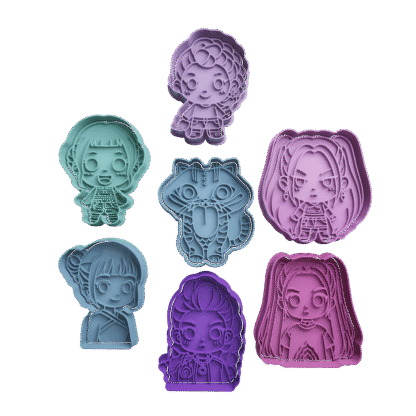 Set Guerreras Kpop Cortantes para Galletitas