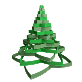 Set Arbol Gigante De Navidad Cortantes Para Galletitas