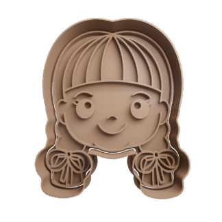 Cabeza Anabelle Halloween Cortante Para Galletitas