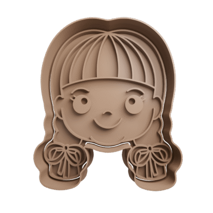 Cabeza Anabelle Halloween Cortante Para Galletitas
