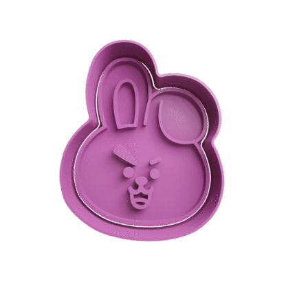 Cabeza Cooky BT21 BTS Cortante Para Galletitas