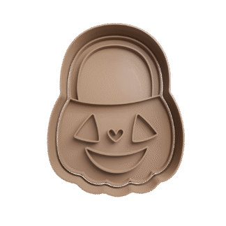 Canasta De Calabaza Halloween Cortante Para Galletitas