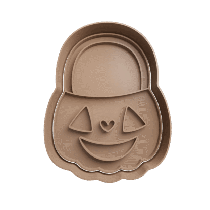 Canasta De Calabaza Halloween Cortante Para Galletitas