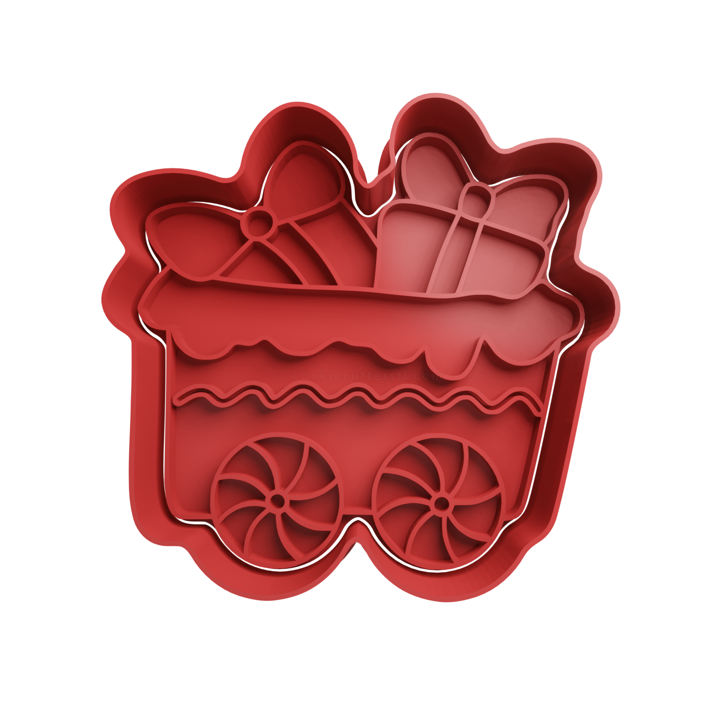 Carro Con Regalos De Navidad Cortante Para Galletitas 1 Cortantes Para Galletitas Carro Con Regalos De Navidad Cortante Para Galletitas