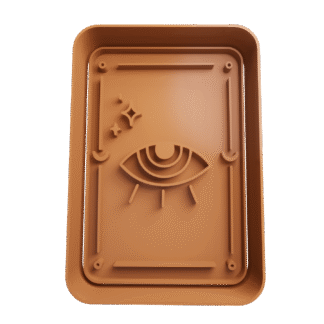 Carta Tarot Ojo Holistico Cortante Para Galletitas