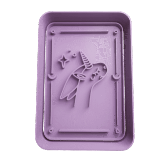 Carta Tarot Unicornio Holistico Cortante Para Galletitas