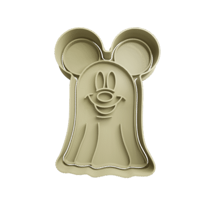 Mickey Mouse Halloween Fantasma Cortante Para Galletitas