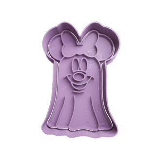 Minnie Mouse Halloween Cortante Para Galletitas