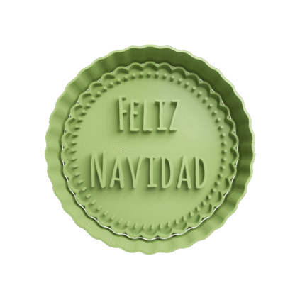 Feliz Navidad Cortante Para Galletitas