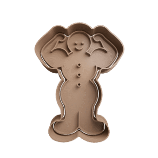 Galleta De Jengibre Musculosa Navidad Cortante Para Galletitas