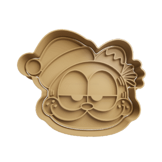 Garfield Navidad Cortante Para Galletitas
