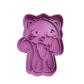 Gatito Halloween Cortante Para Galletitas