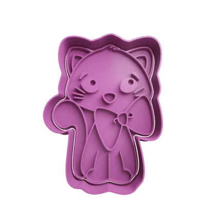 Gatito Halloween Cortante Para Galletitas