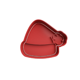 Gorro De Navidad Cortante para Galletitas 3