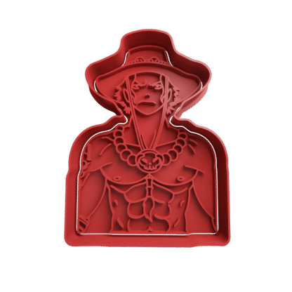 Luffy Musculoso One Piece Cortante Para Galletitas