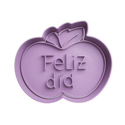 Manzana Dia Del Maestro Cortante Para Galletitas 3