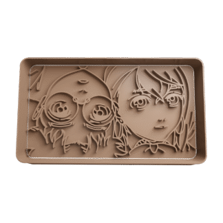 Momo Y Okarun DanDaDan Cortante Para Galletitas