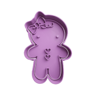 Galleta De Jengibre Niña Cortante Para Galletitas 3