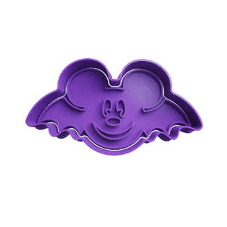 Mickey Mouse Halloween Murcielago Cortante Para Galletitas