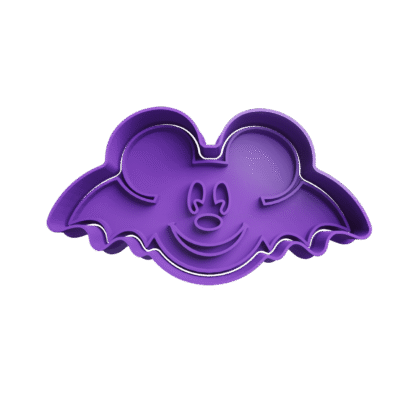 Mickey Mouse Halloween Murcielago Cortante Para Galletitas