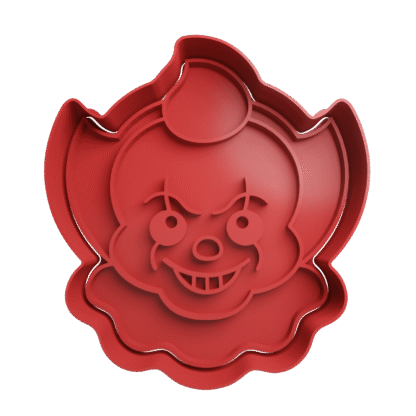 Cabeza Pennywise Payaso Halloween Cortante Para Galletitas
