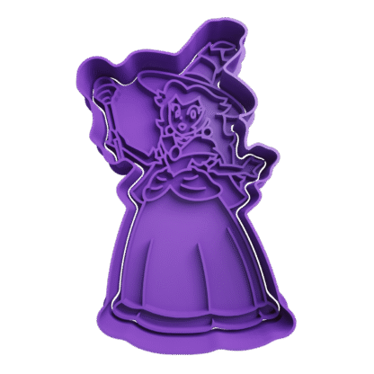Princesa Peach De Mario Bros Halloween Cortante Para Galletitas