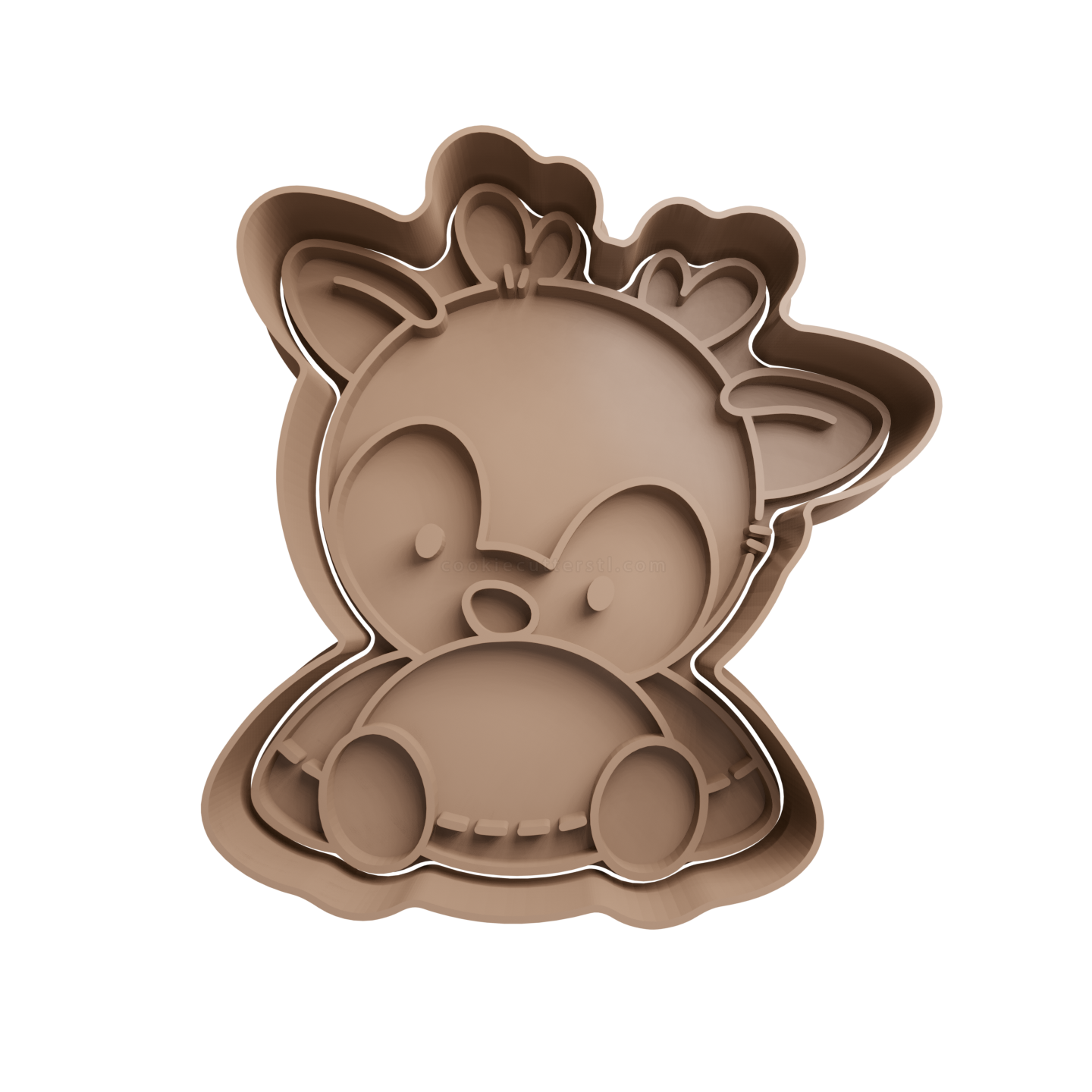 Reno Cute Acostado Navidad Cortante Para Galletitas 1 Cortantes Para Galletitas Reno Cute Acostado Navidad Cortante Para Galletitas