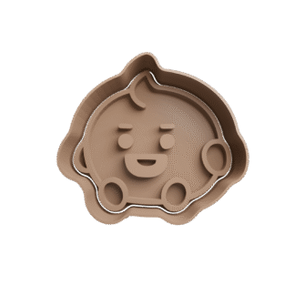 Bebe Shooky bt21 bts Cortante Para Galletitas