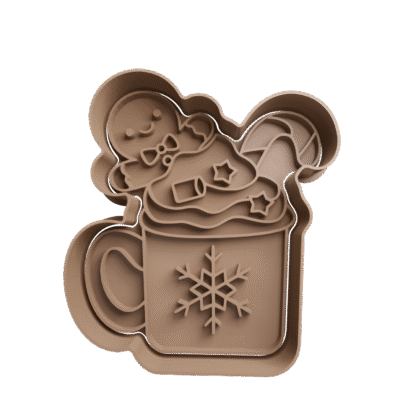 Galleta En Taza De Navidad Cortante Para Galletitas