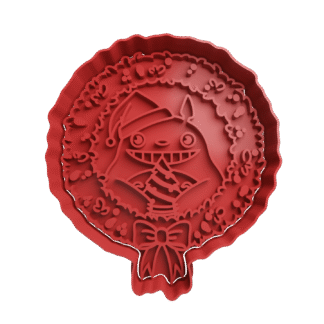 Totoro Navidad Cortante Para Galletitas