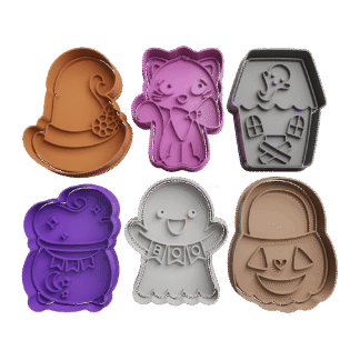 Set De Halloween Cortantes Para Galletitas
