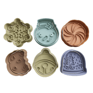 Set Mini Navidad Cortantes Para Galletitas 5