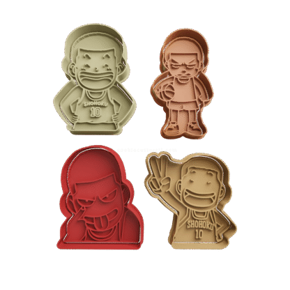 Set Hanamichi Sakuragi Slam Dunk Cortantes Para Galletitas