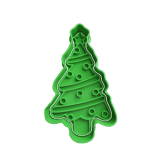 Arbol De Navidad Con Adornos Cortante para Galletitas