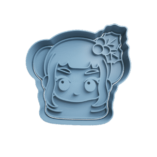 Zoey Navidad Guerrera Kpop Cortante Para Galletitas