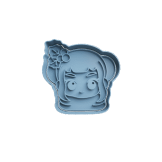 Zoey Navidad Guerrera Kpop Mini Cortante Para Galletitas