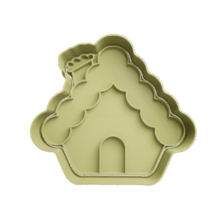 Casa De Jengibre Navidad Cortante Para Galletitas 1
