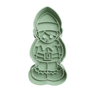 Duende Parado De Navidad Cortante para Galletitas