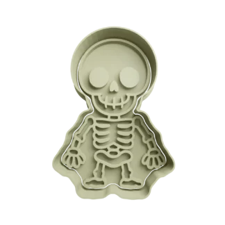 Esqueleto Halloween Cortante Para Galletitas