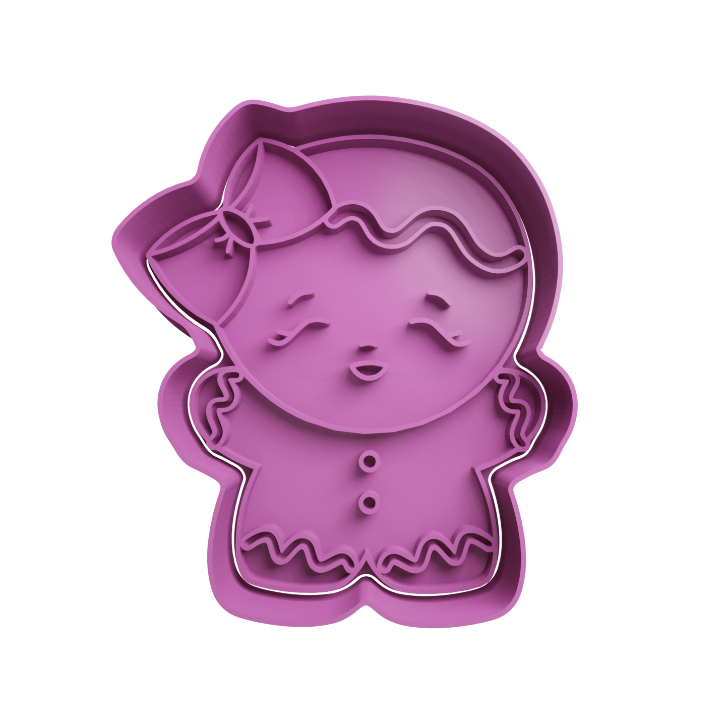 Galleta De Jengibre Con Moño Navidad Cortante Para Galletitas 1 Cortantes Para Galletitas Galleta De Jengibre Con Moño Navidad Cortante Para Galletitas