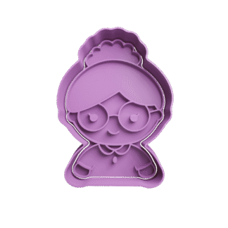 Mama Noel Navidad Cortante Para Galletitas